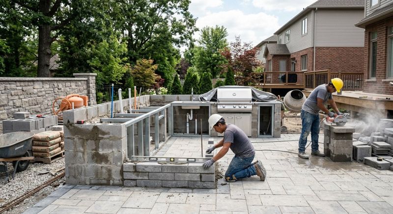 Outdoor Kitchen Construction in Alpharetta, GA