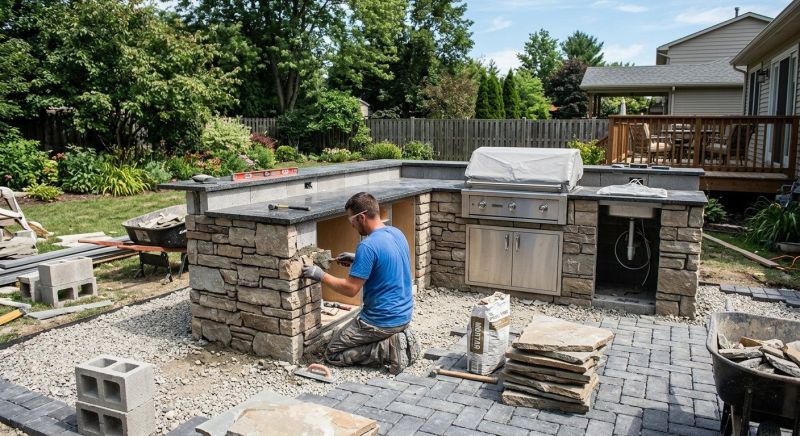 Outdoor Kitchen Construction in Summerville, SC