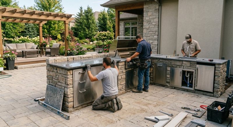 Outdoor Kitchen Construction in Santa Rosa, CA