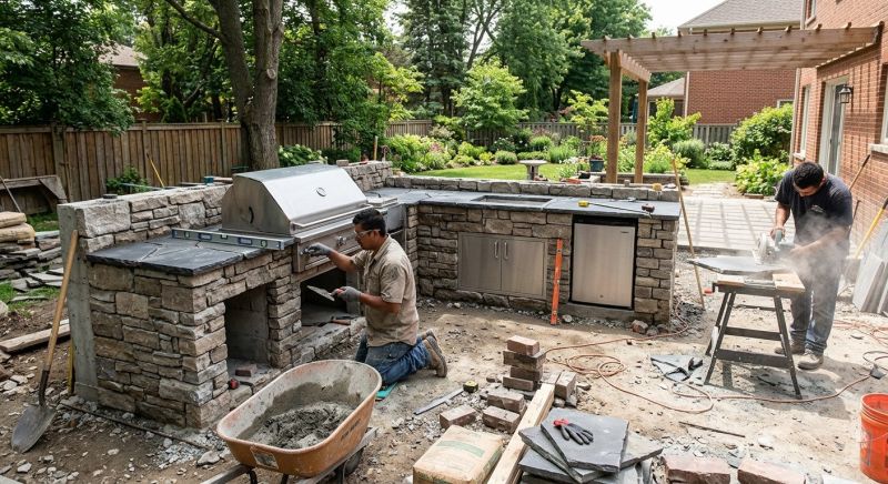 Outdoor Kitchen Remodeling in Conroe, TX